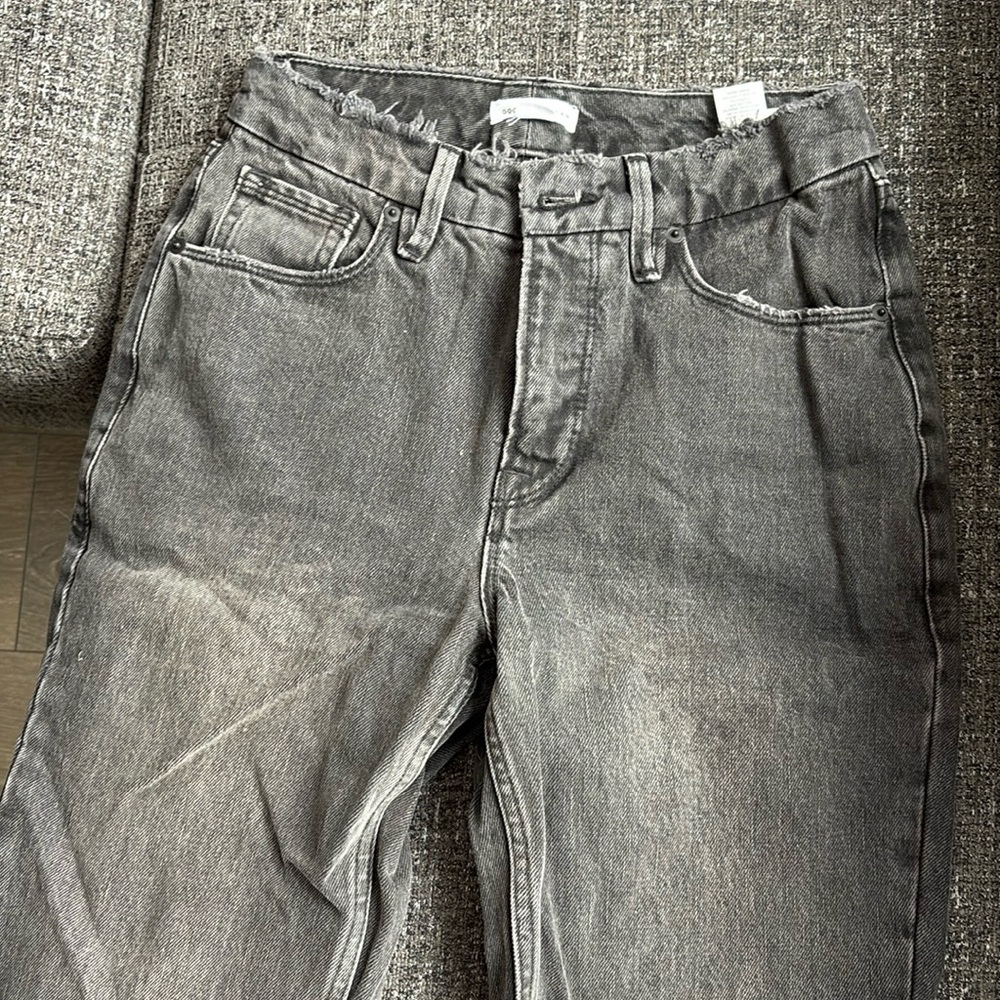 Good American Good 90s Icon Jean in Black Size 0/25